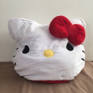 ❌SOLD❌ Hello Kitty Head Plush Tote Bag by FAB